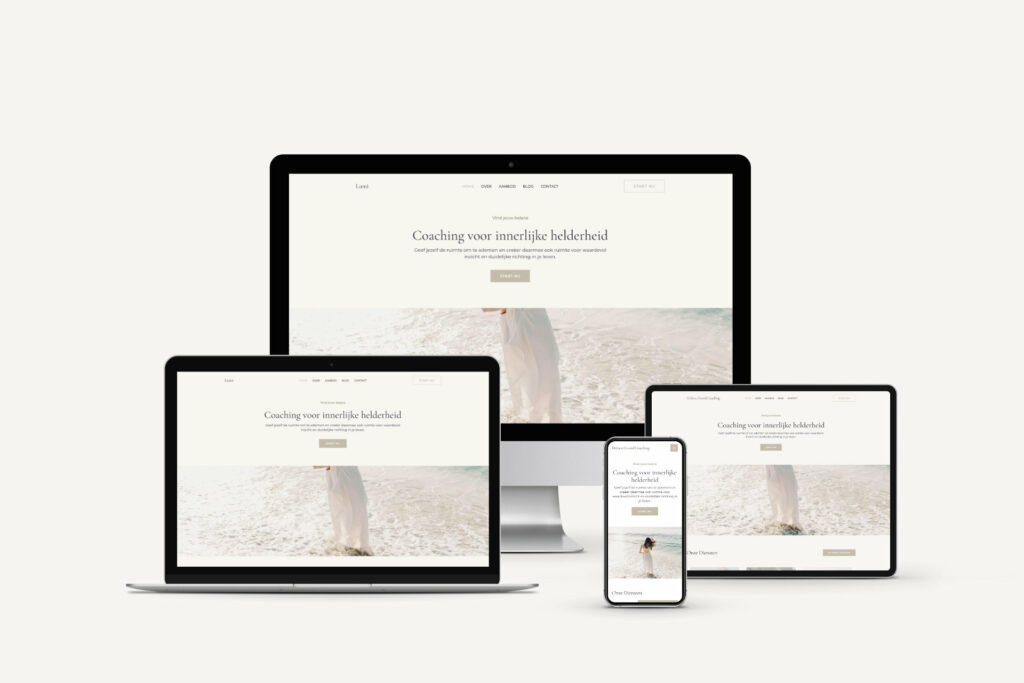 Helder & Dragend voorbeeld website