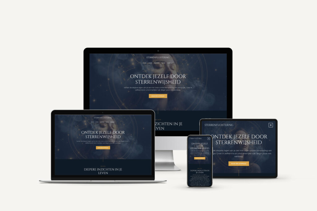 Mystiek & Diepgaand voorbeeld website