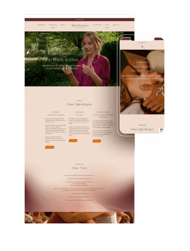 inneressence website voorbeeld